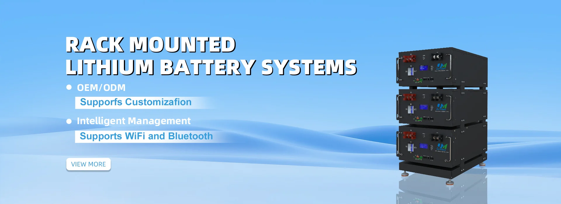 RACK MOUNTED
LITHIUM BATTERY SYSTEMS