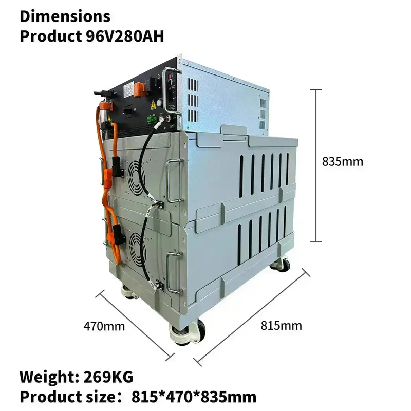 High-voltage Lithium Battery 96V 240V 336V 384V 280AH